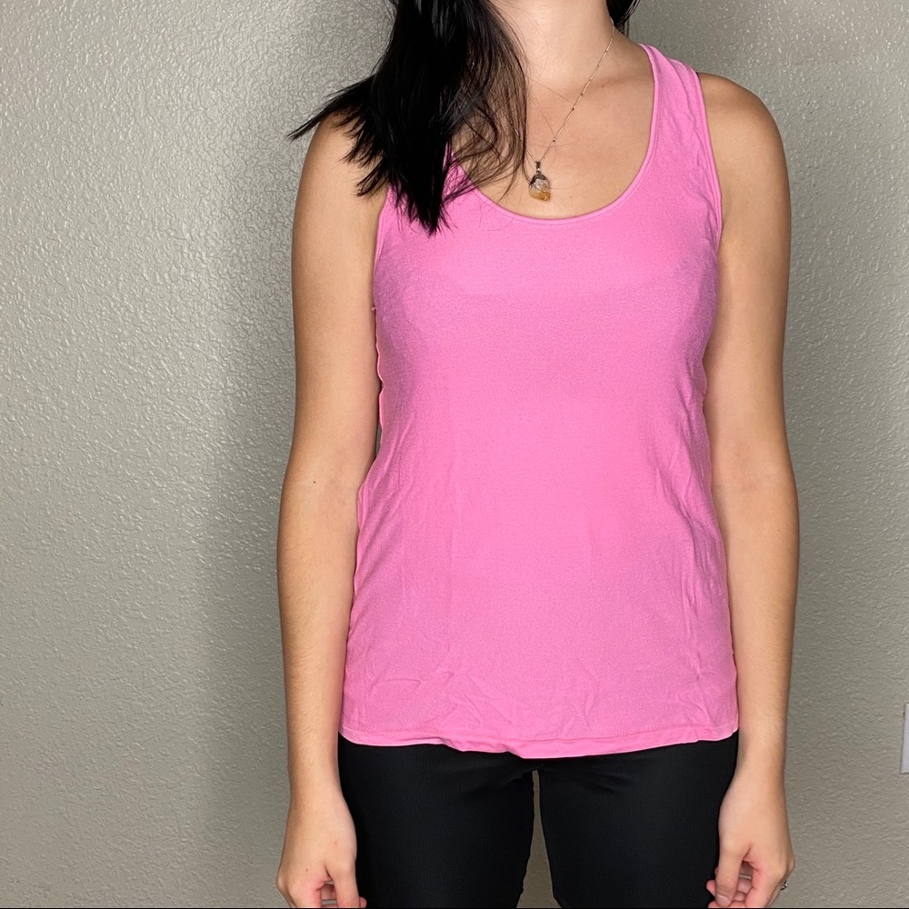 Pink Racerback Workout Top
